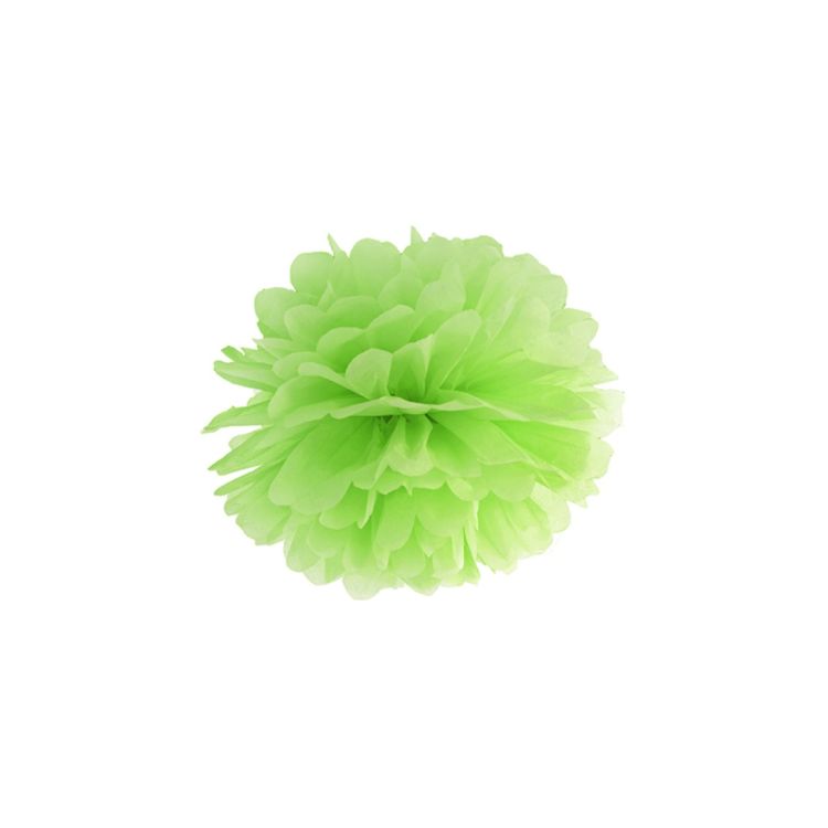 Pompon verde deschis 25 cm