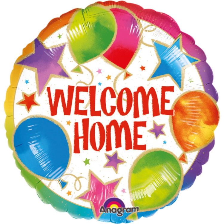Balon folie metalizata Welcome home 43 cm