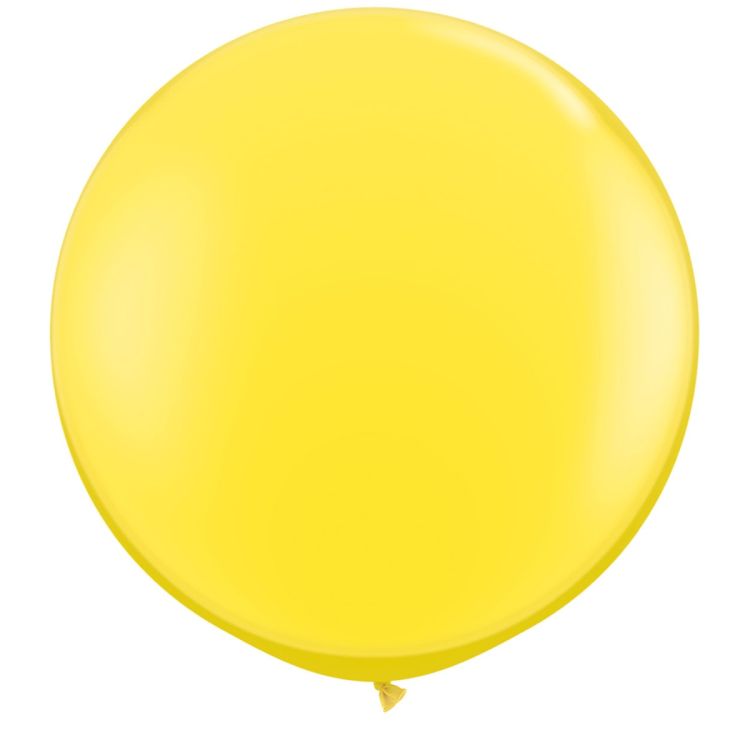Balon Jumbo galben 90 cm pentru petreceri, nunti, botezuri
