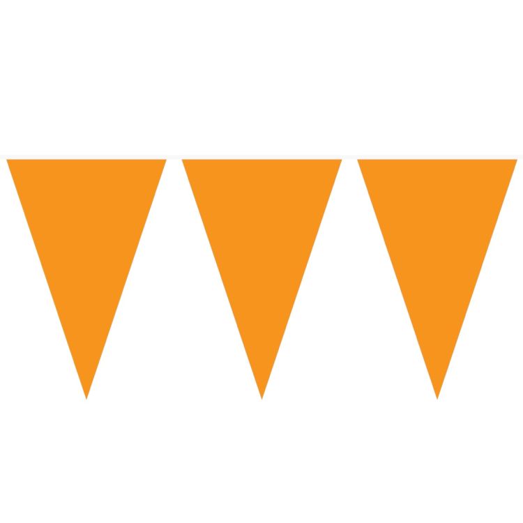 Banner stegulete portocalii - 5 m