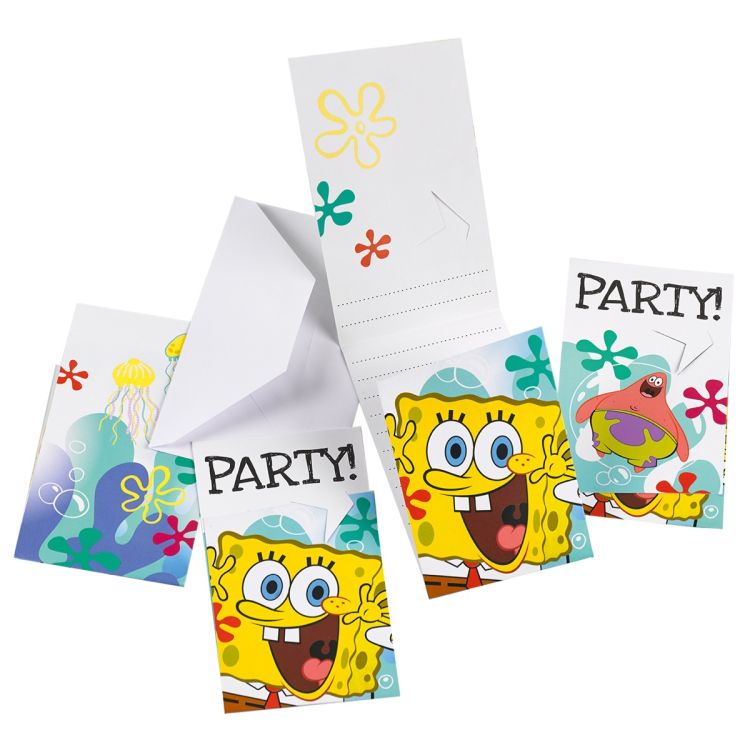 Invitatii petrecere Sponge Bob