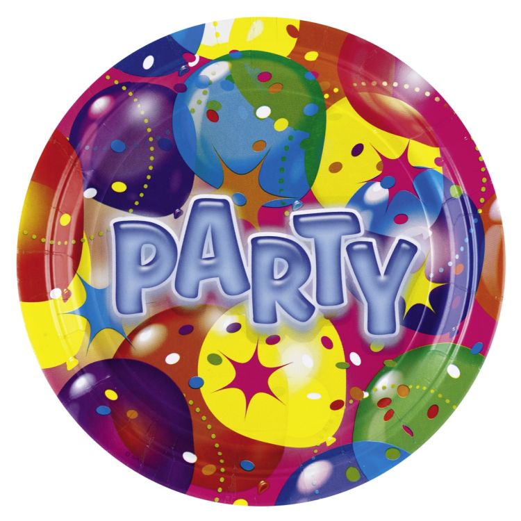 8 Farfurii Balloon Party - 18 cm