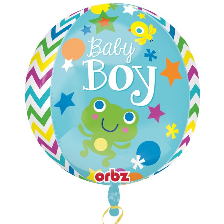 Balon folie Orbz (sfera) Baby Boy