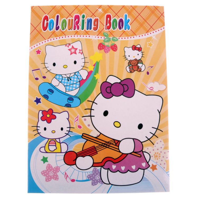 Carte de colorat Hello Kitty