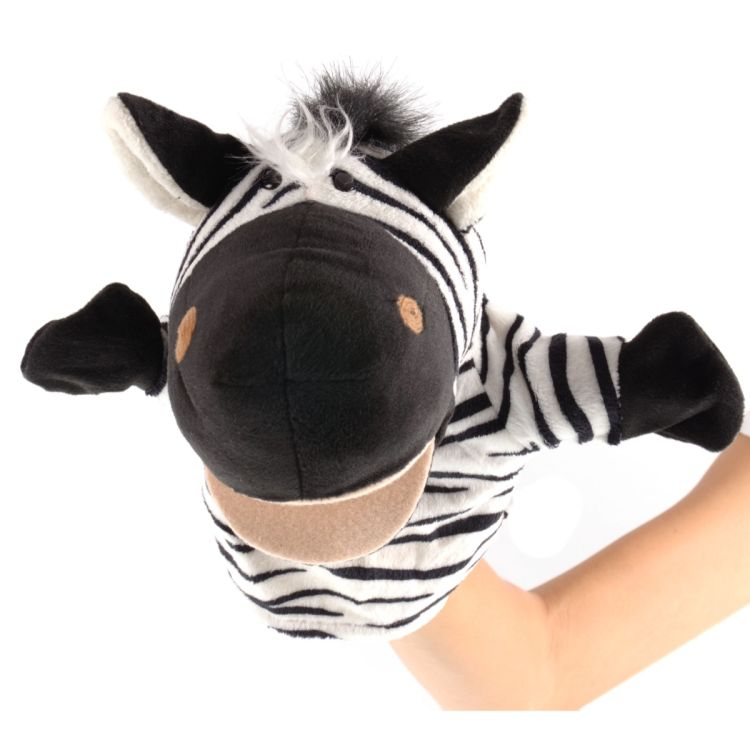 Marioneta de plus zebra