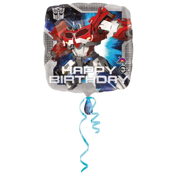 Balon folie Transformers Happy Birthday 45 cm