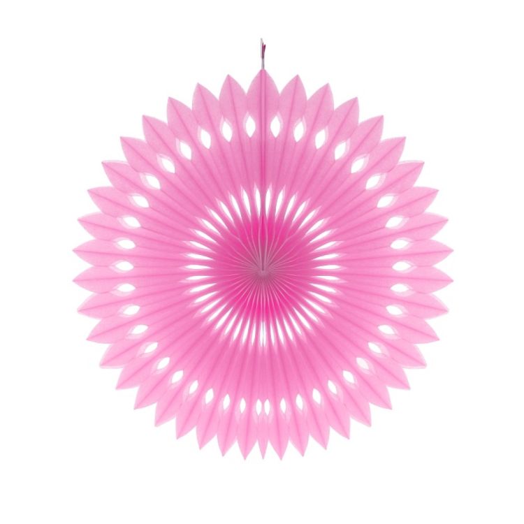 Decoratiune rotunda roz 40 cm
