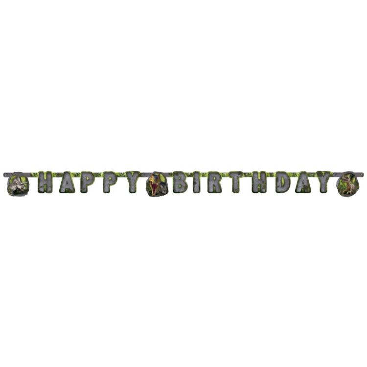Party banner Happy Birthday Dinozauri