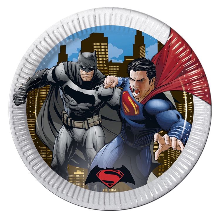 Farfurii mari party Batman vs Superman 23 cm