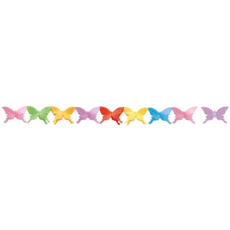 Ghirlanda multicolora model fluture