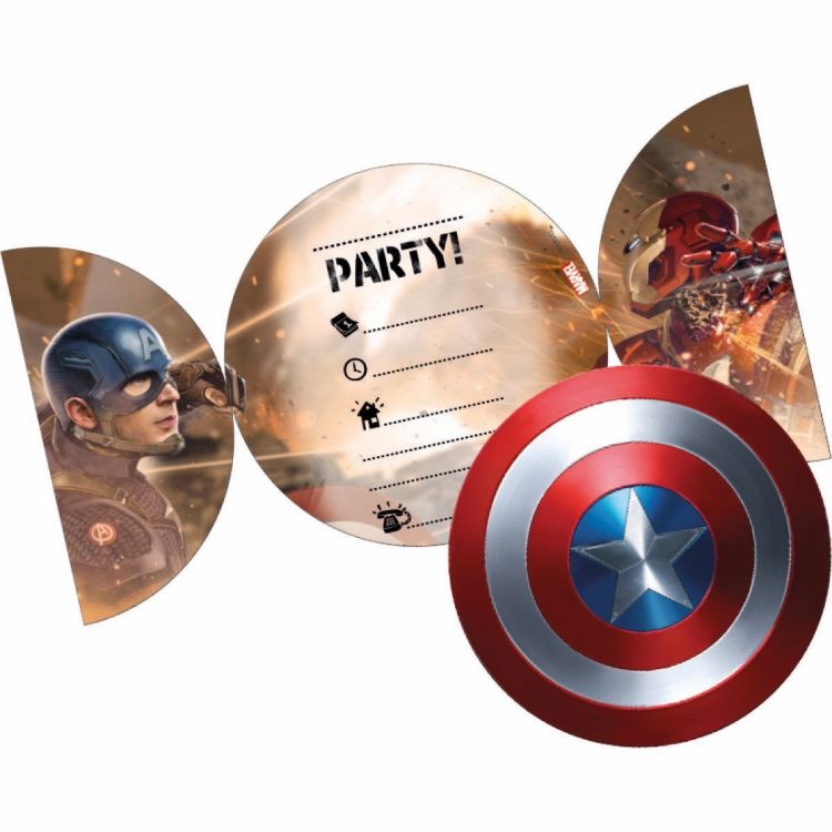 Invitatii party Civil War
