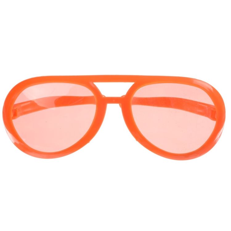 Ochelari portocalii jumbo de aviator