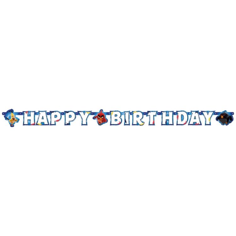 Party banner Happy Birthday Angry Birds