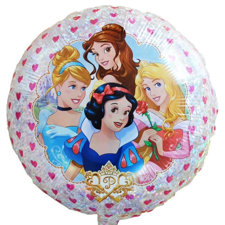 Balon folie holografica cu printese Disney