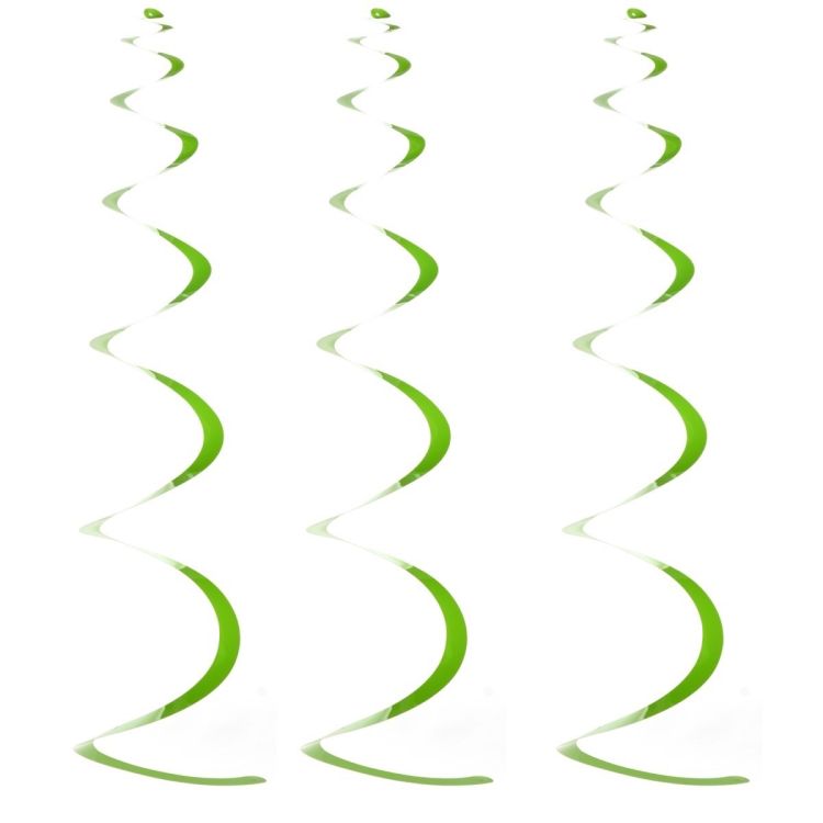 Decoratiune de agatat spirala verde
