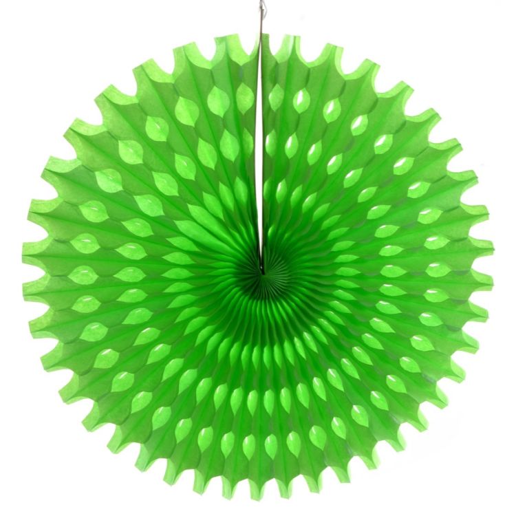 Decoratiune rotunda verde - 30 cm