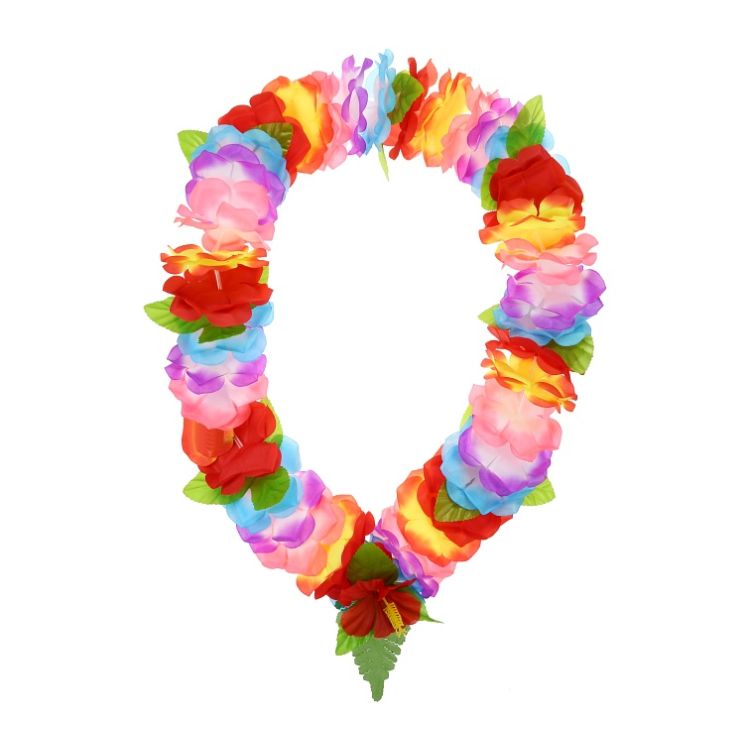 Ghirlanda colier hawaian multicolor