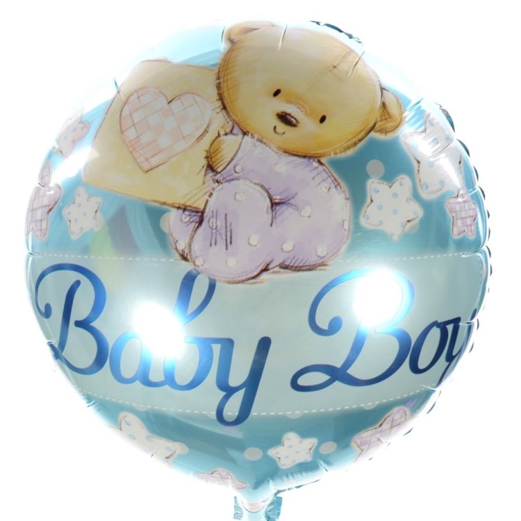 Balon folie bleu Baby Boy 57 cm