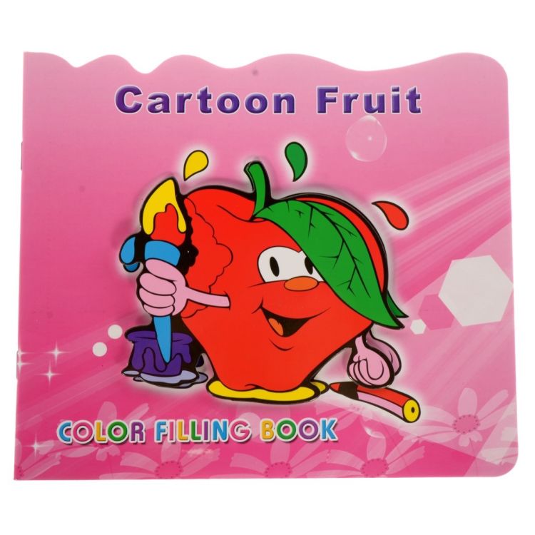Carte de colorat cu fructe