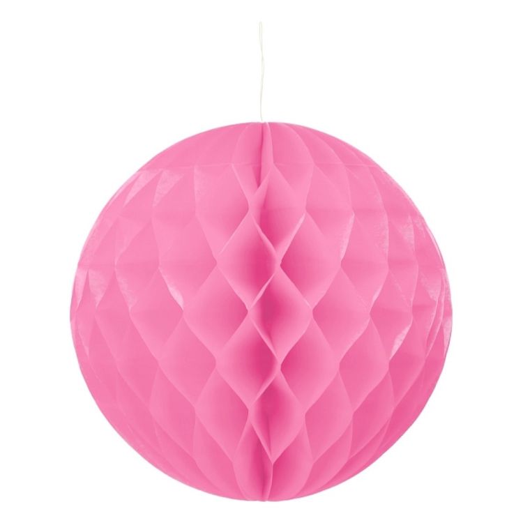 Decoratiune glob roz 30 cm