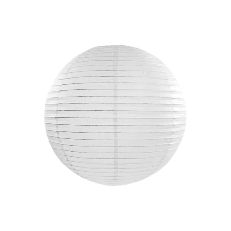 Lampion decorativ alb 35 cm