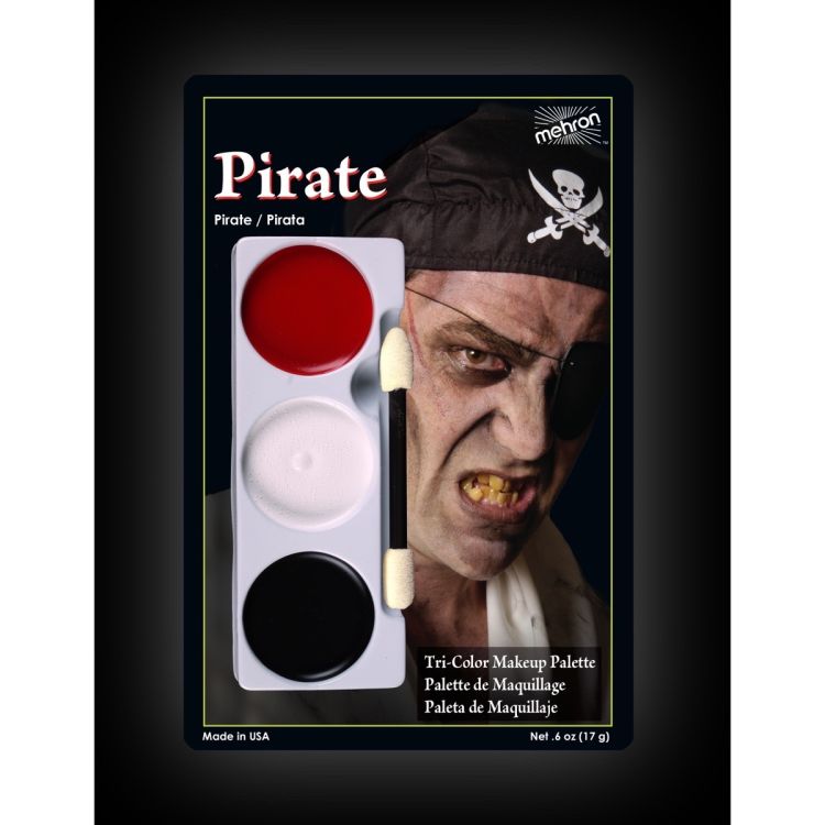 Paleta makeup Pirat Mehron - 17 grame