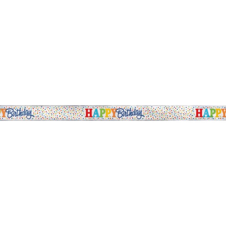 Banner Happy Birthday cu buline