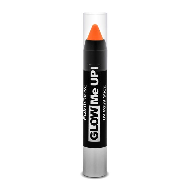 Creion UV (neon) orange pentru body art PaintGlow - 3.5 grame
