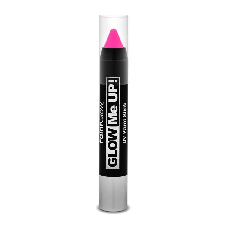 Creion UV (neon) roz pentru body art PaintGlow - 3.5 grame