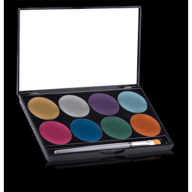 Paleta de vopsele metalice Paradise Makeup Mehron - 8 culori