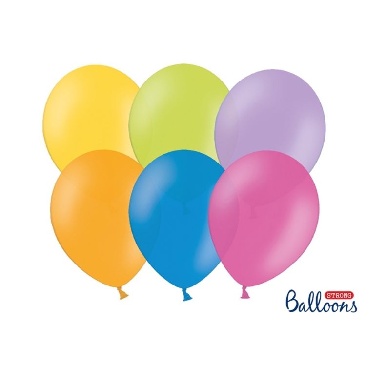 100 baloane colorate 23 cm