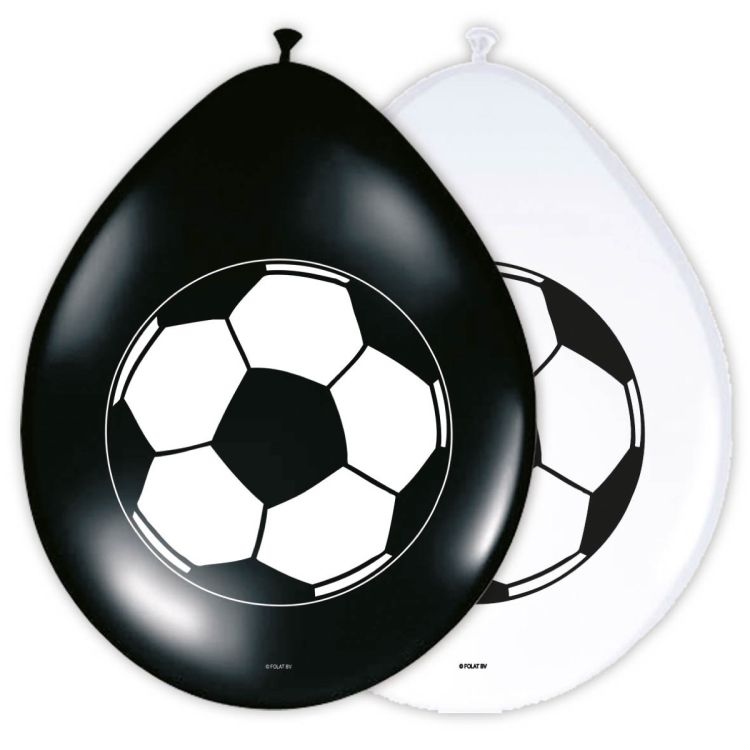 8 baloane fotbal 30 cm