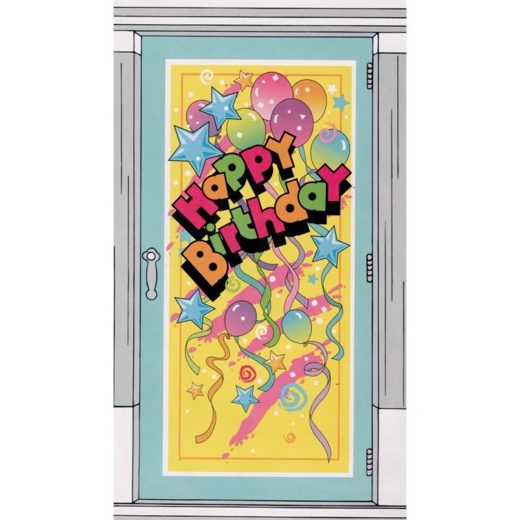 Banner usa Happy Birthday 68 x 152 cm