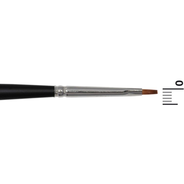 Pensula plata din par natural Red Sable - Grimas M2