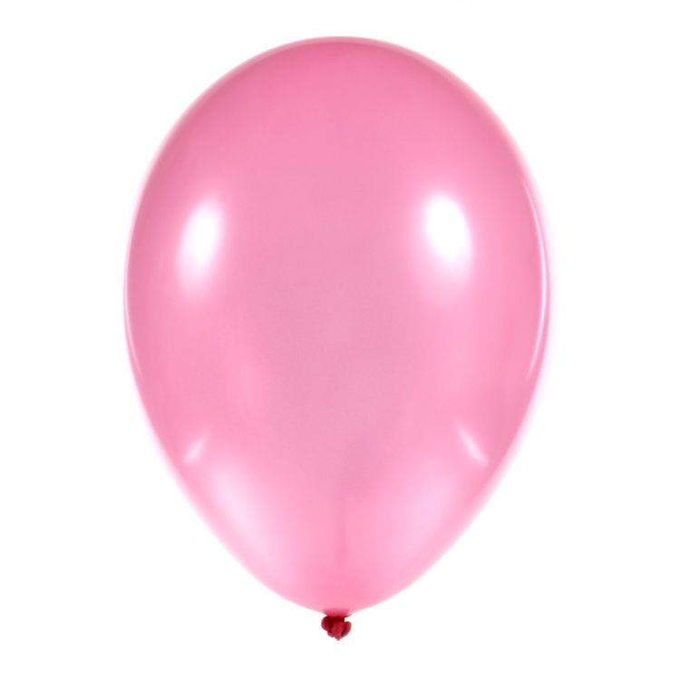 100 Baloane roz - 16 cm