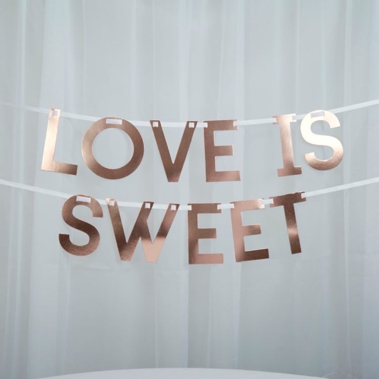 Banner Love is Sweet - 1.5 metri