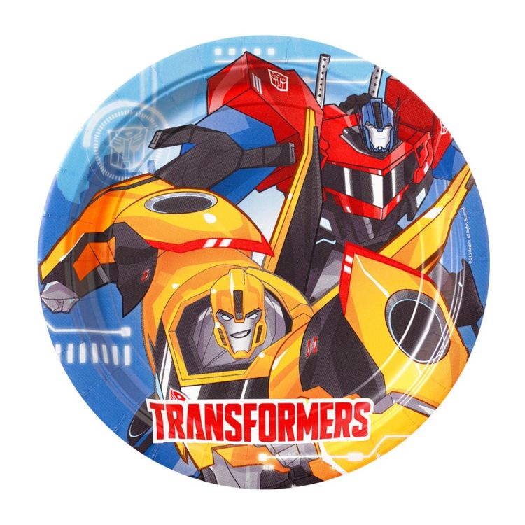 8 Farfurii Transformers - 23 cm