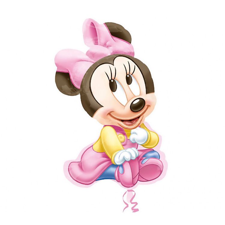 Balon folie metalizata figurina Minnie Mouse Baby
