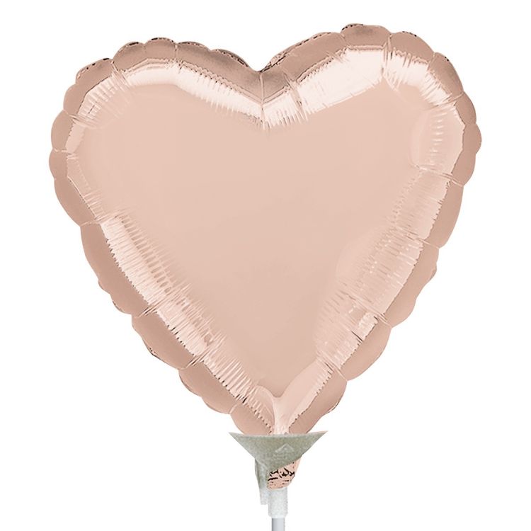 Balon inima roz 23 cm