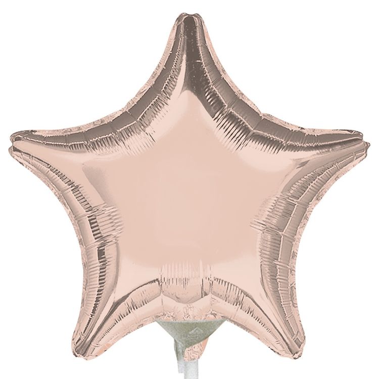 Balon stea roz 23 cm