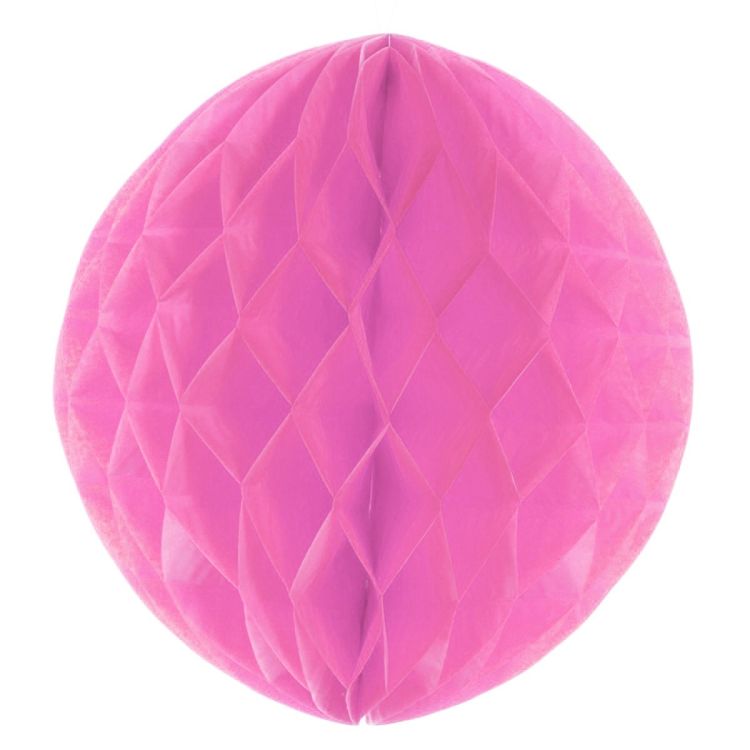 Glob decorativ din hartie roz pal