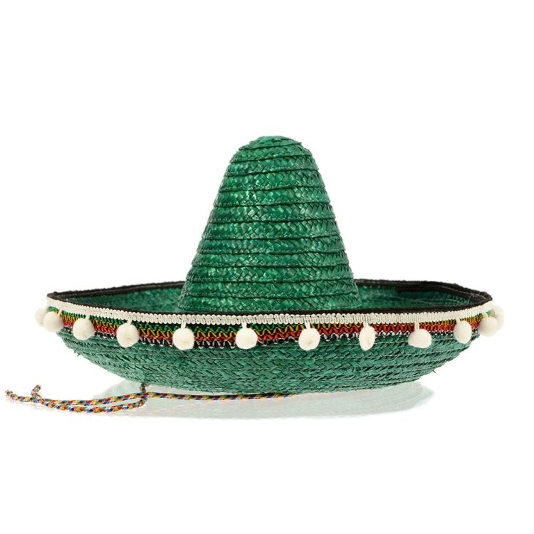 Sombrero verde cu bor mic