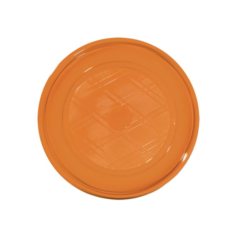 50 farfurii portocalii - 16.5 cm