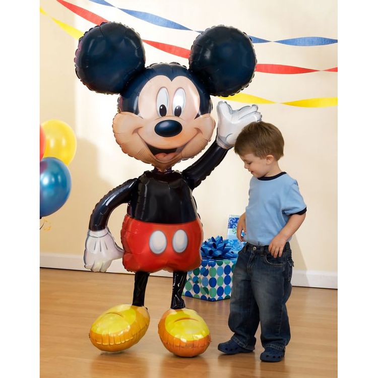 Balon folie Airwalkers Mickey Mouse  - inaltime 132 cm
