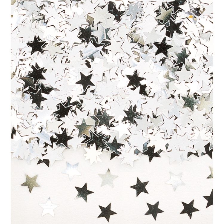 Confetti stelute argintii 14 g