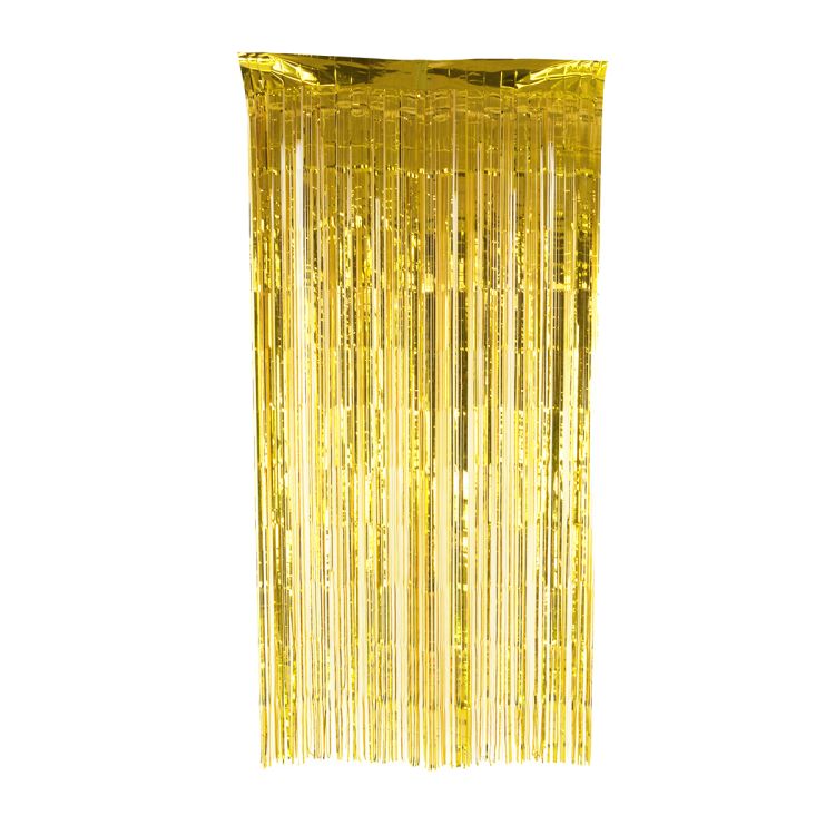 Perdea decorativa aurie - 1 x 2 m