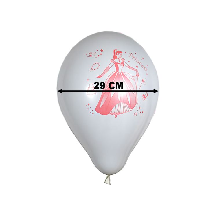 10 baloane latex cu printese - 29 cm