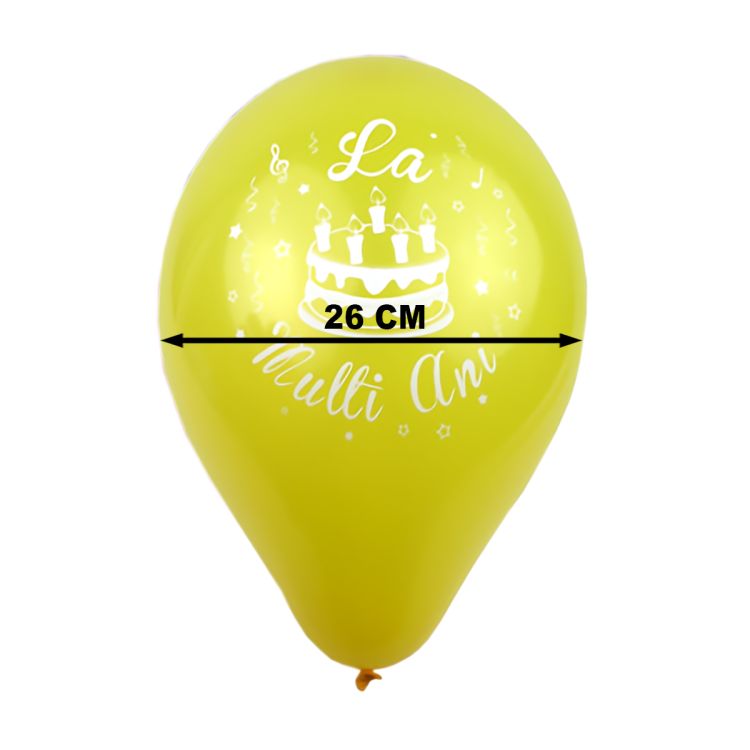 10 baloane latex La Multi Ani - 26 cm
