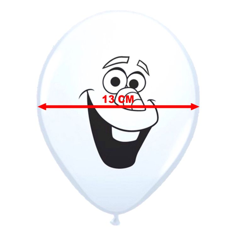 10 baloane Olaf 13 cm