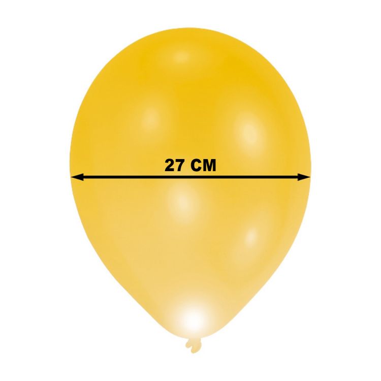 4 baloane Happy Birthday cu led 27 cm